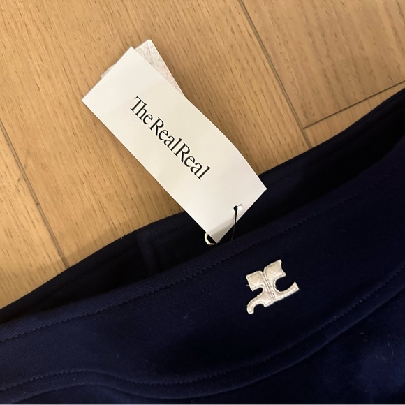 Courrèges Navy Trousers - Picture 2 of 3